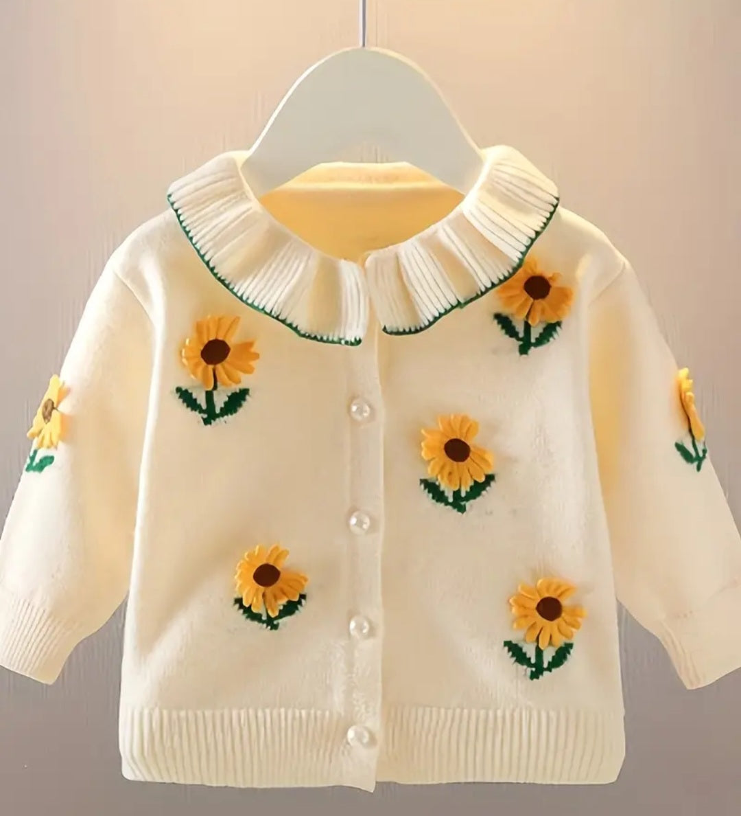 Sunflower Cardigan pre order