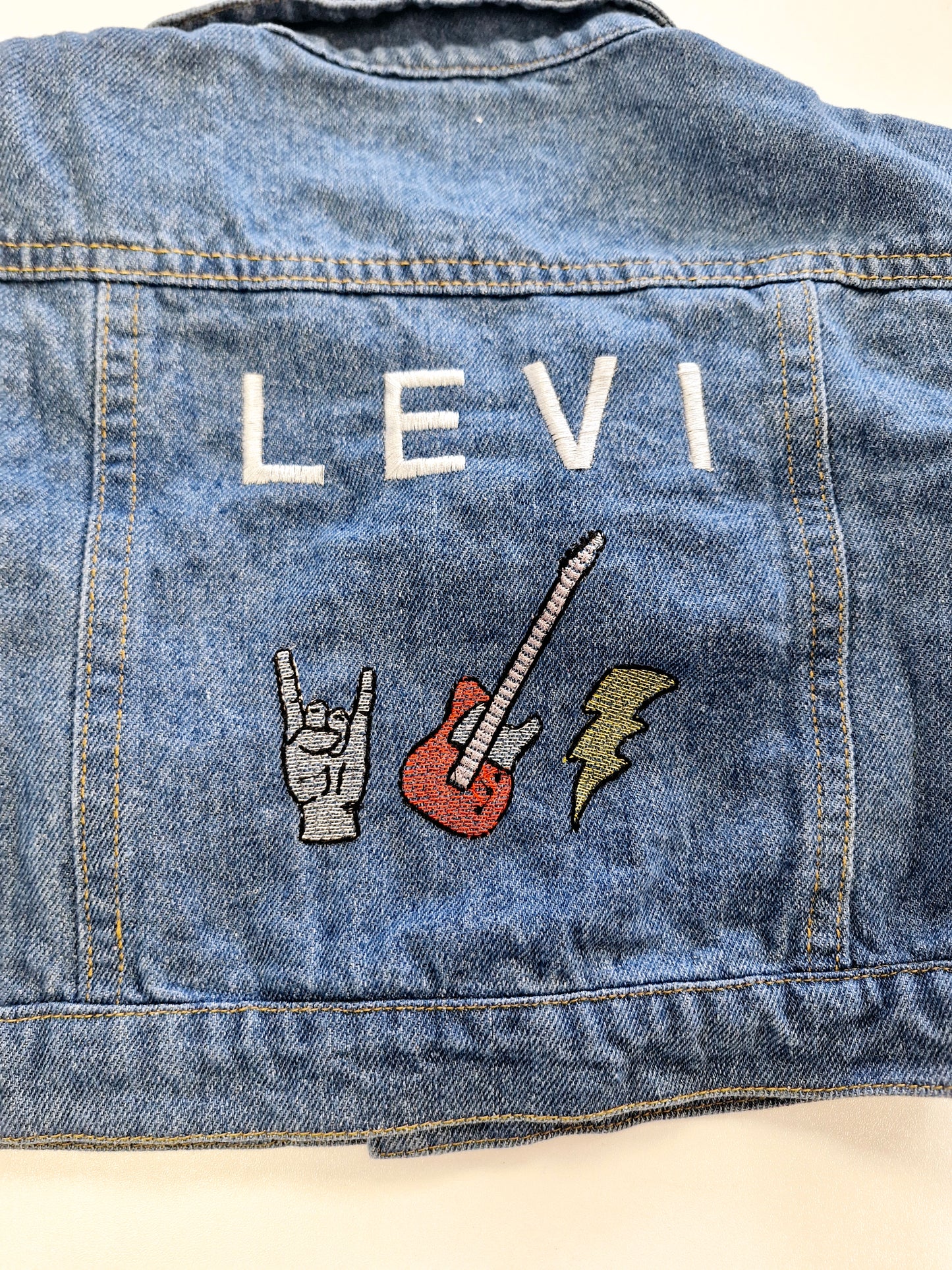 Rock Star Personalised Denim Jacket