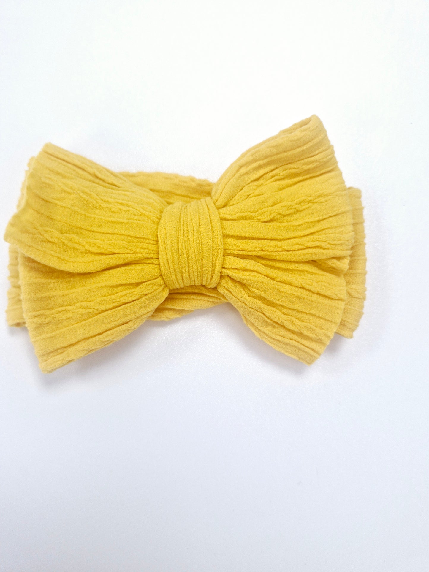 Bow Cable Knot Baby Head bands