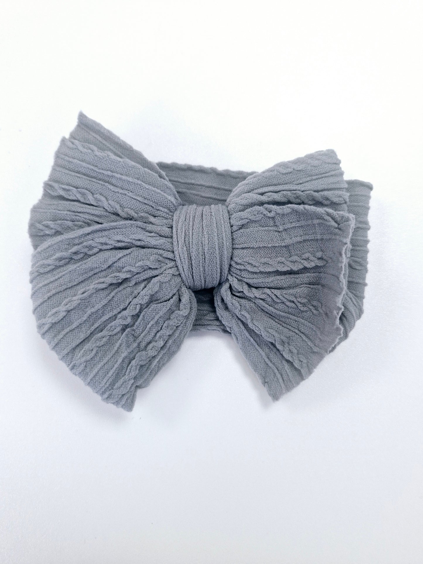 Bow Cable Knot Baby Head bands