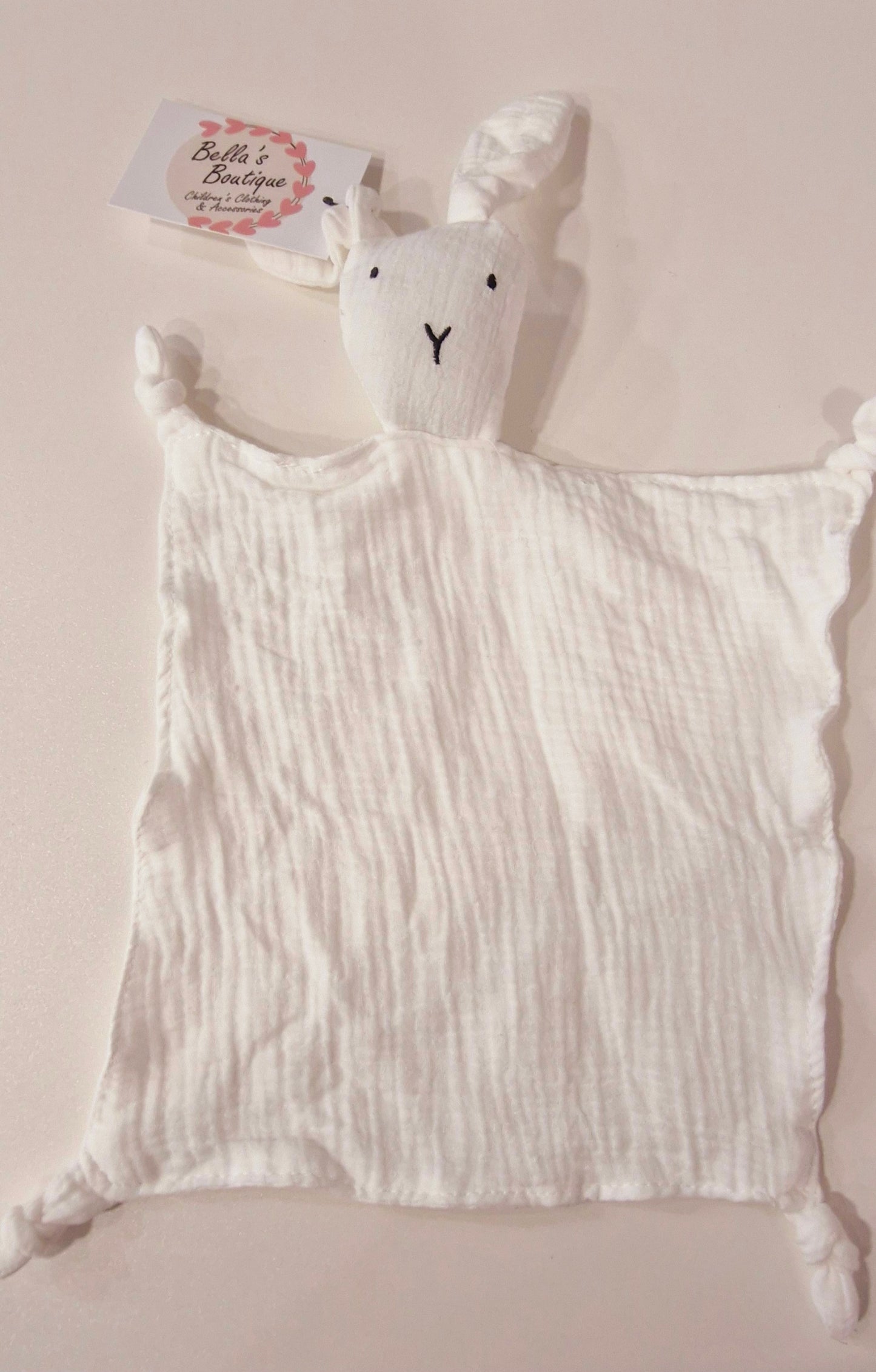 Personalised Muslin Bunny Comforters