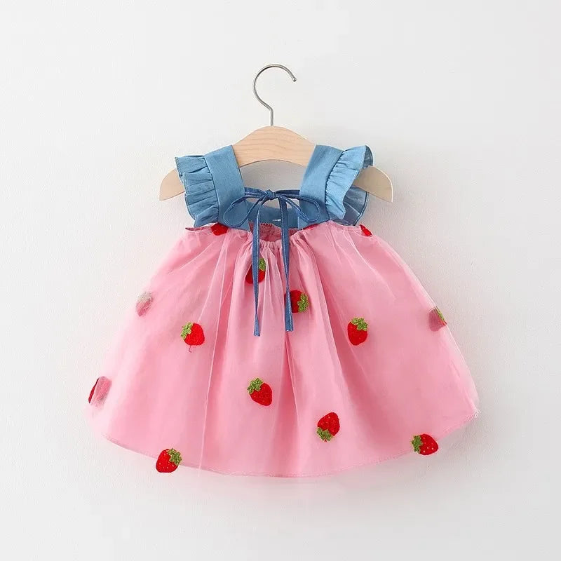 Strawberry Tulle Dress
