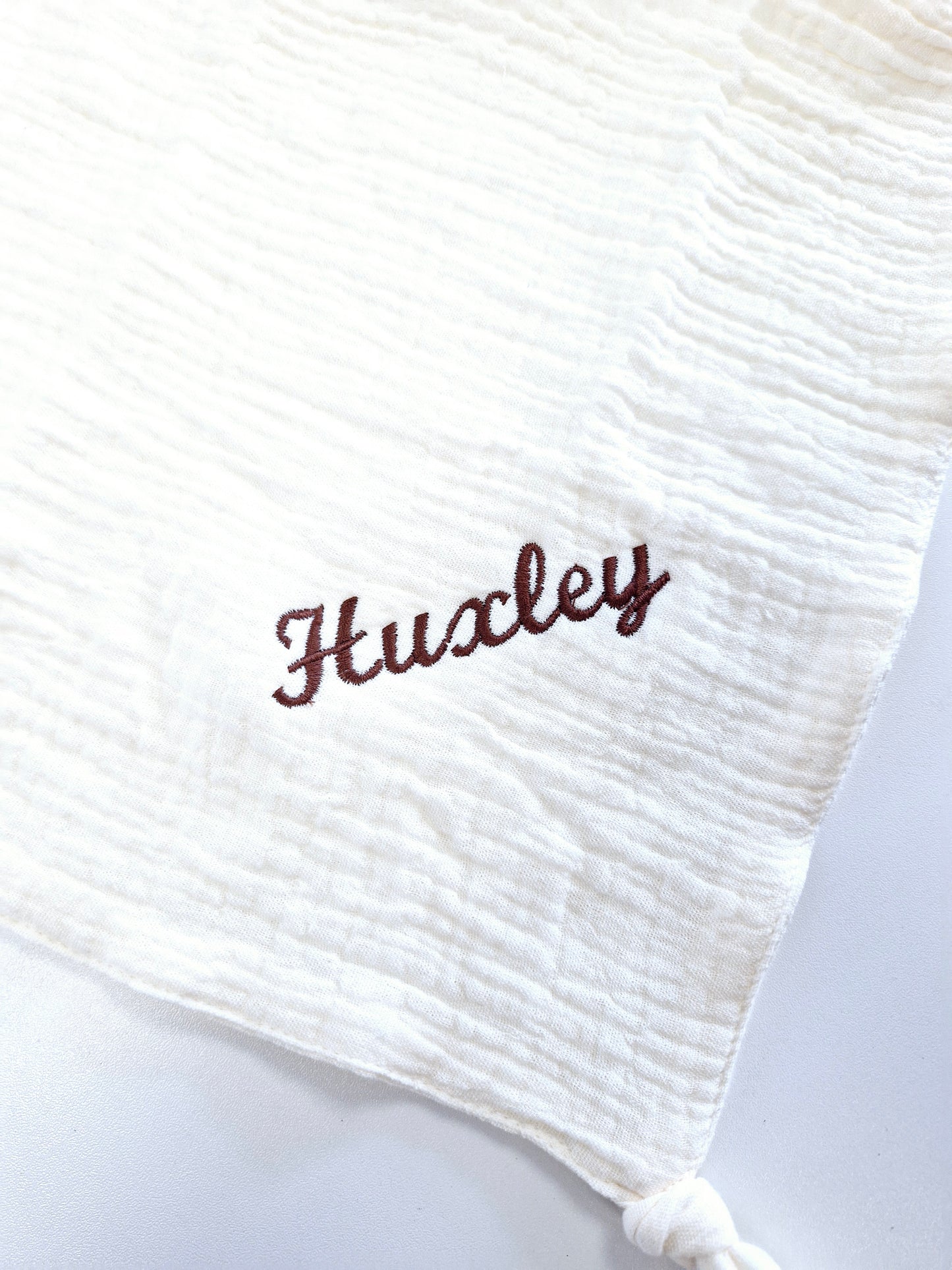 Personalised Muslin Bunny Comforters