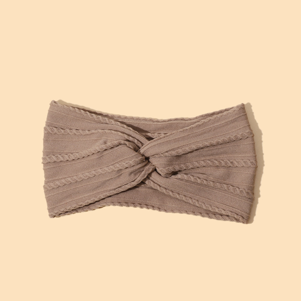 Neutral Twist Front Baby Head bands