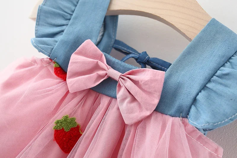 Strawberry Tulle Dress