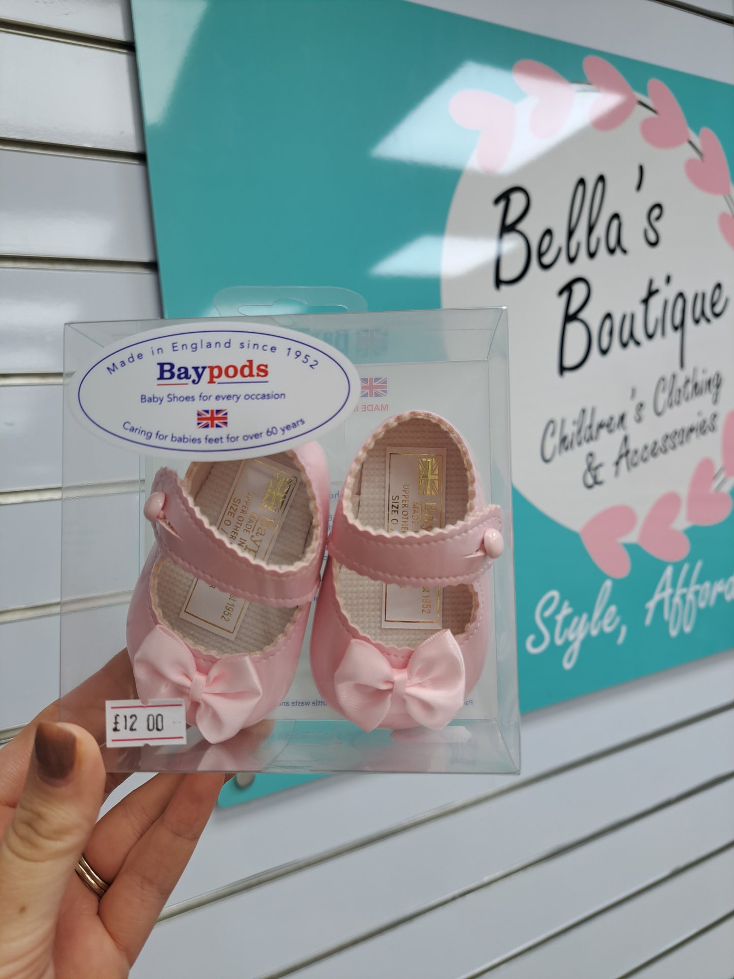 Baypod Pink Bow Shoes