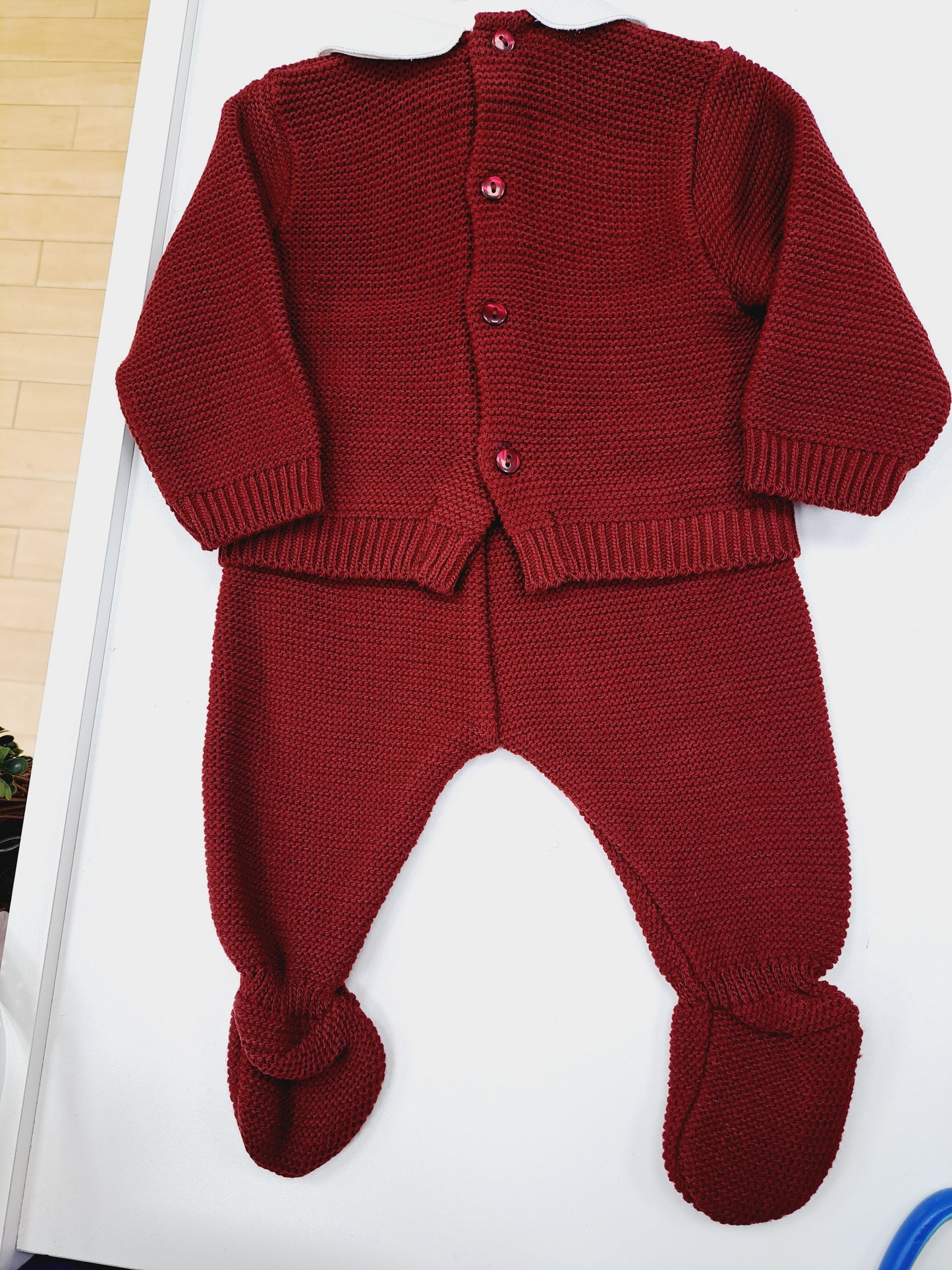 Wine Red Knit 2pc Set