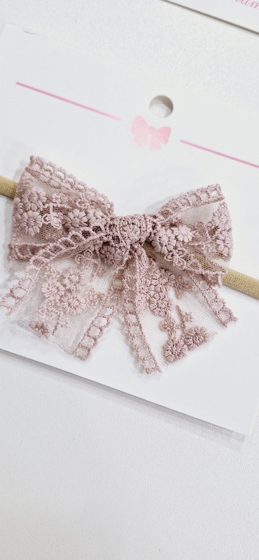 Applique Lace Baby Headband