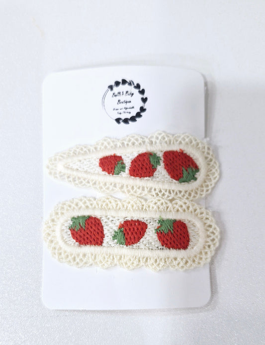 Fruit Crochet Clips