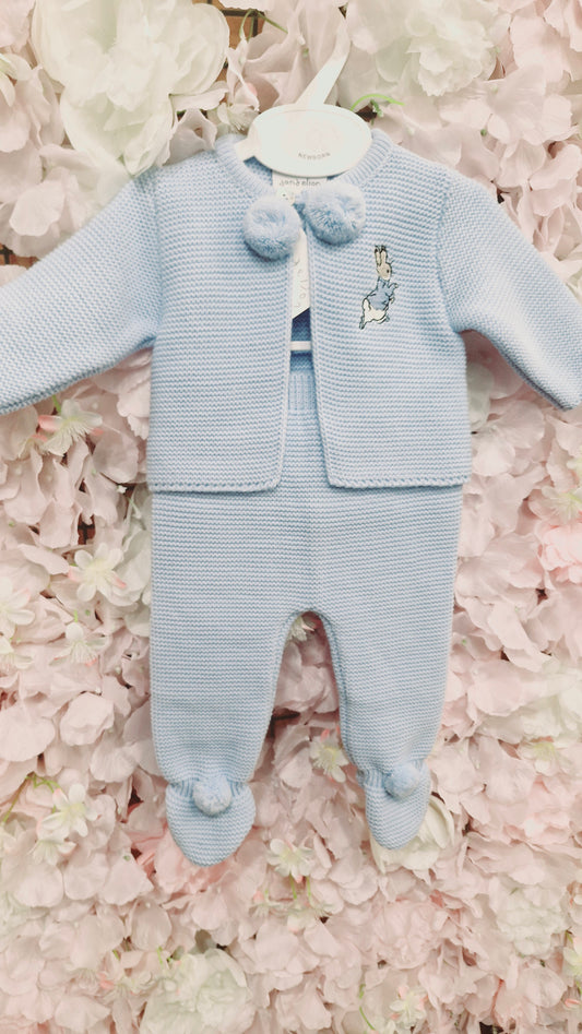 Peter Rabbit Pom Pom Knit Set