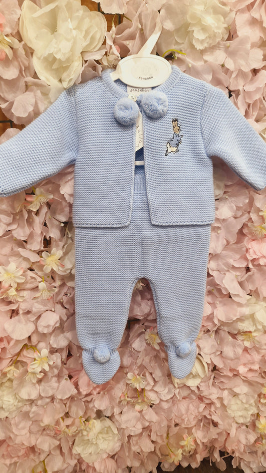 Peter Rabbit Pom Pom Knit Set