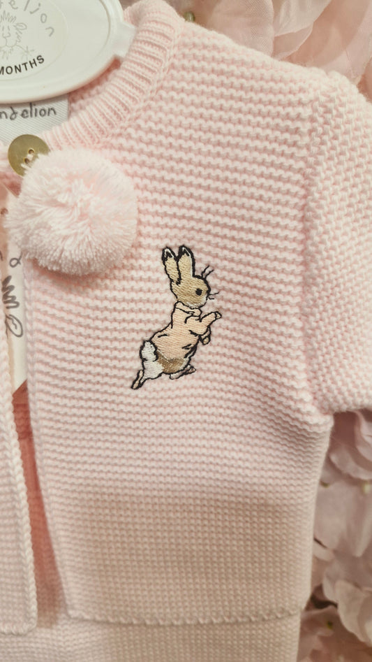 Flopsy Bunny Pom Pom Knit Set