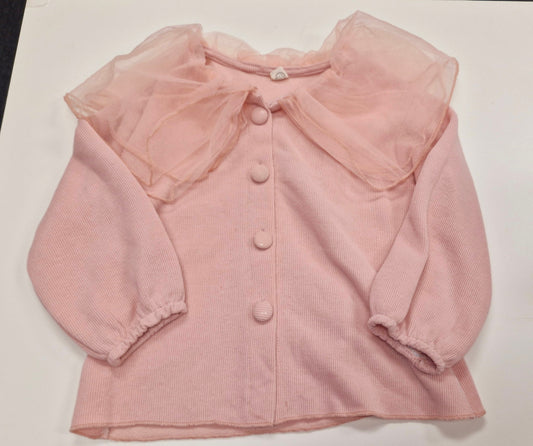 Tulle Collar Cardigan 3-4 years