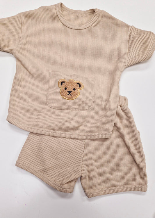 Teddy Waffle Set, 1-2 years