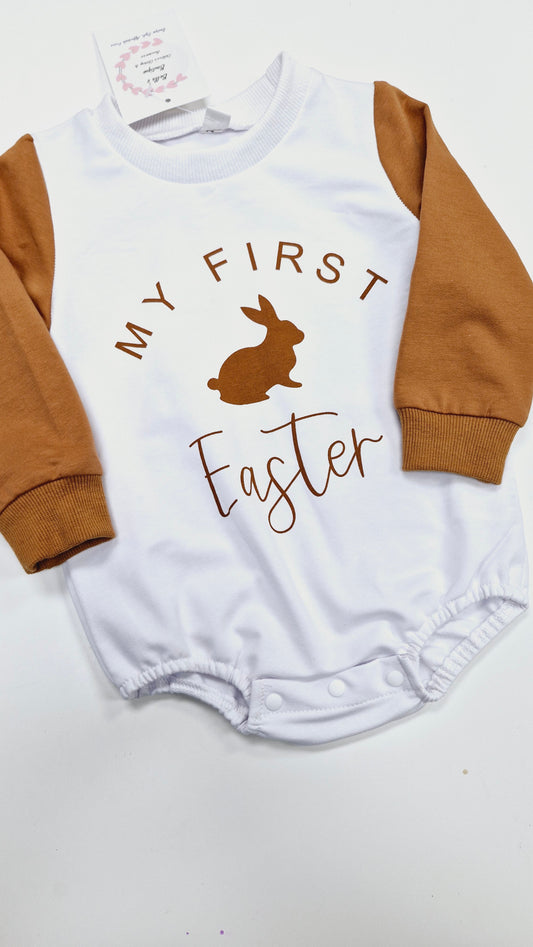 My First Easter Romper with tag on 6-12 months