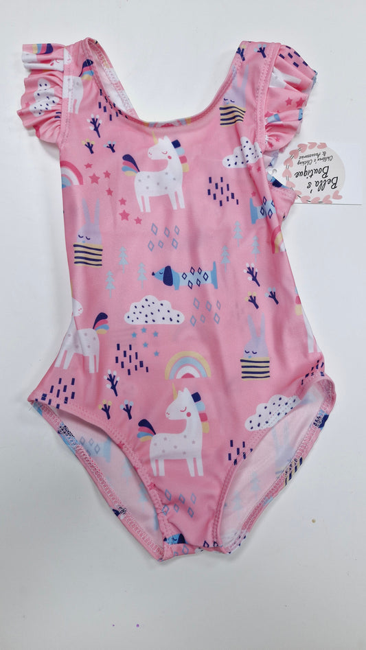 Unicorn Swimming Costume with tags 6-12 months