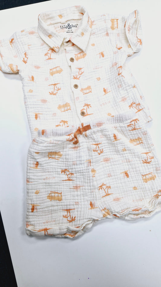 Linen Summer Set, 18-24 months