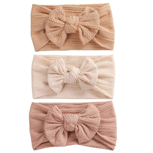Neutral Cable Knot Head bands