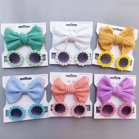 Daisy Sunglasses and Headband Set