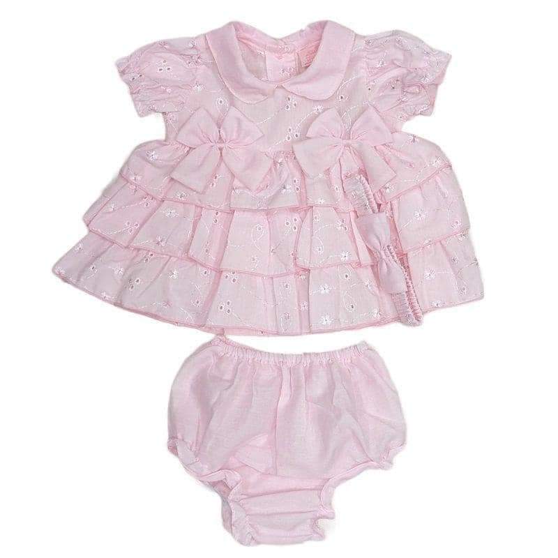 Ruffle Dress Set Pink