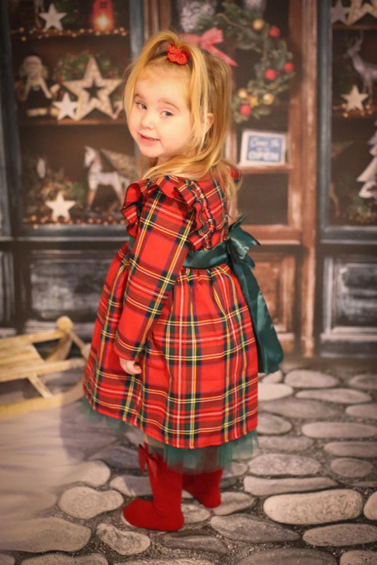 Festive Tartan Dress