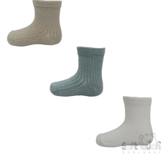 Baby 3pk Socks Neutrals