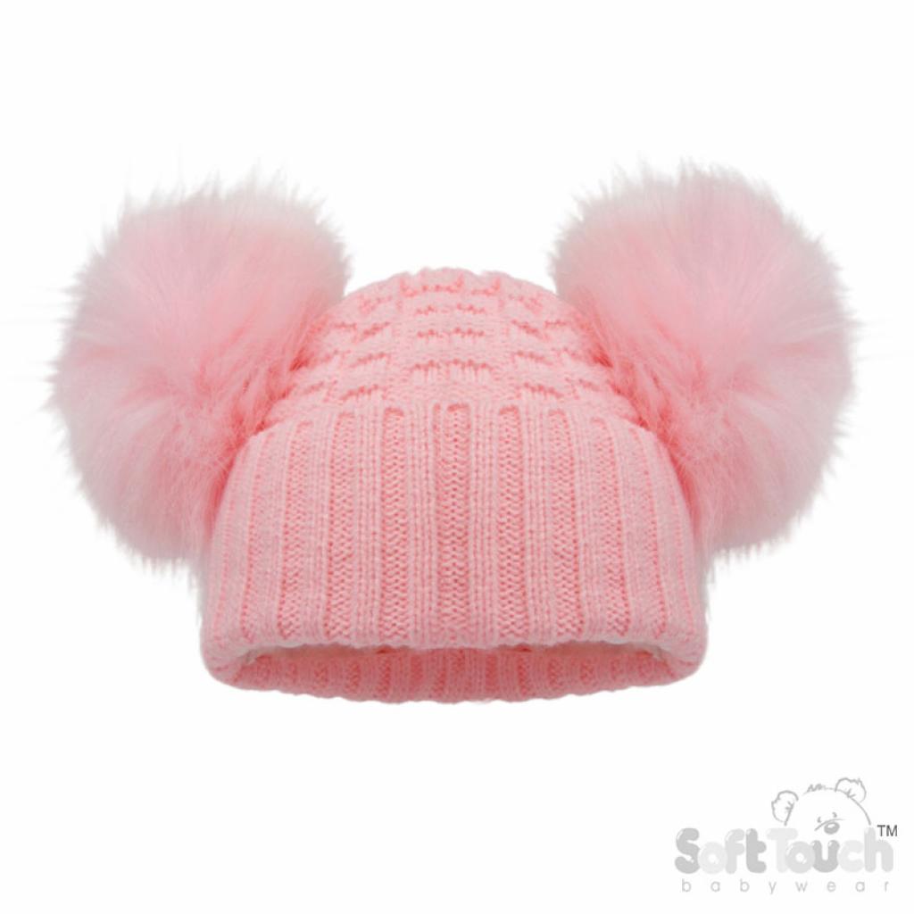 Pom pom Hat NB - 12months