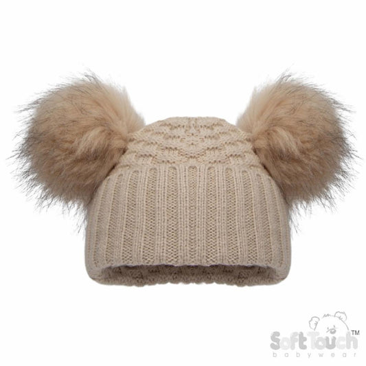 Pom pom Hat NB - 12months