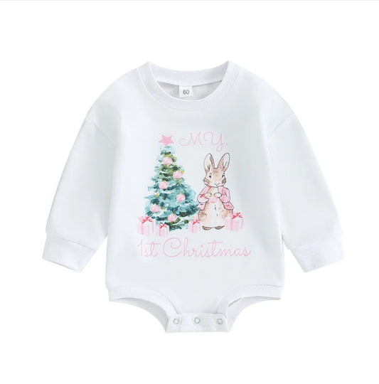 Flopsy Bunny My First Christmas Romper