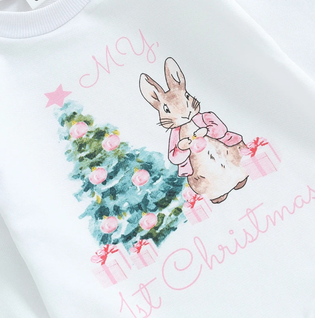 Flopsy Bunny My First Christmas Romper