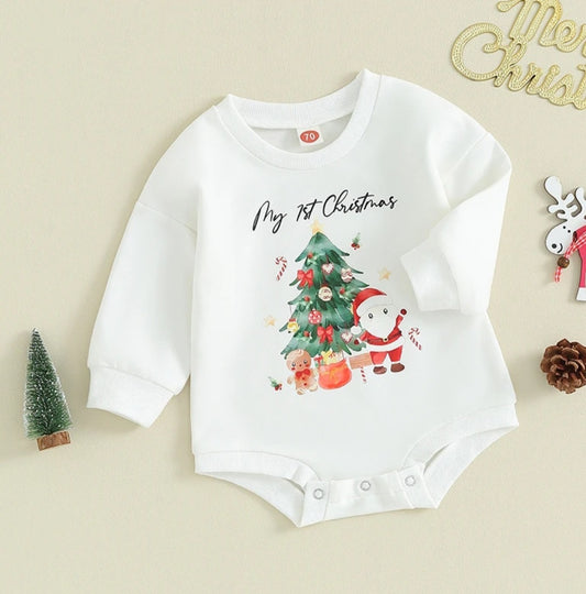 My First Christmas Romper Unisex