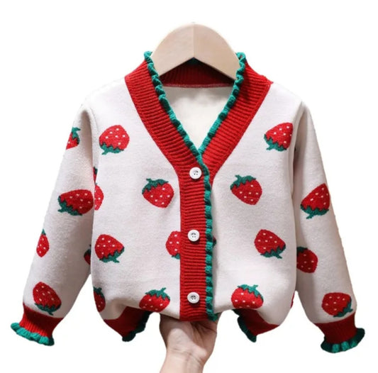 Strawberry Cardigan