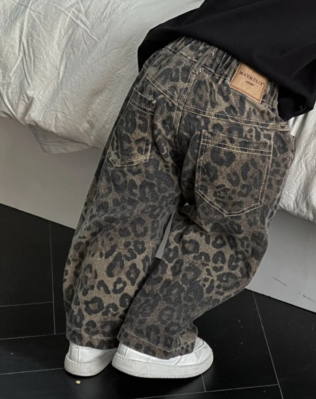 Leopard Print Jeans