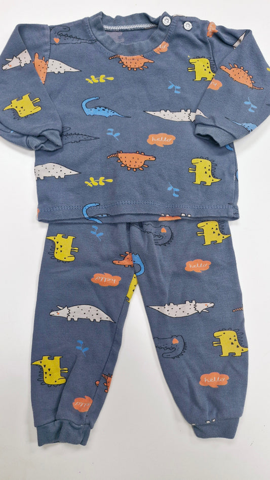 Blue dino set, 1-2 years