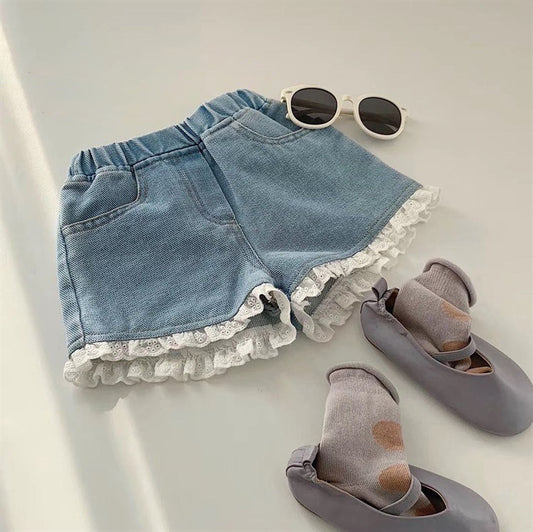 Lace Trim Shorts