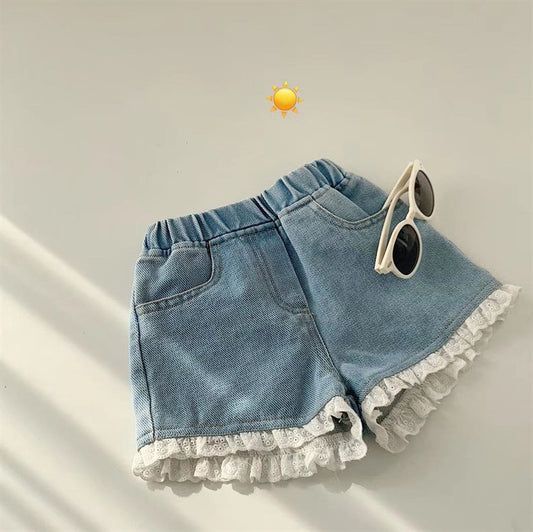 Lace Trim Shorts