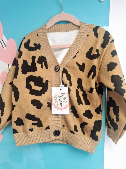 Leopard Print Cardigan