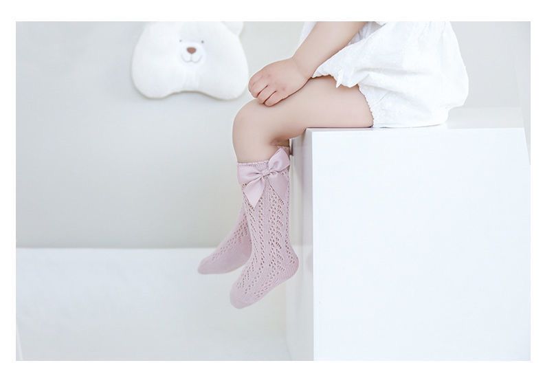 Open Knit Knee High Socks